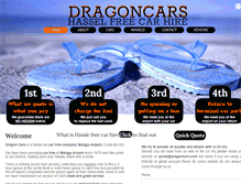 Tablet Screenshot of dragoncars.com